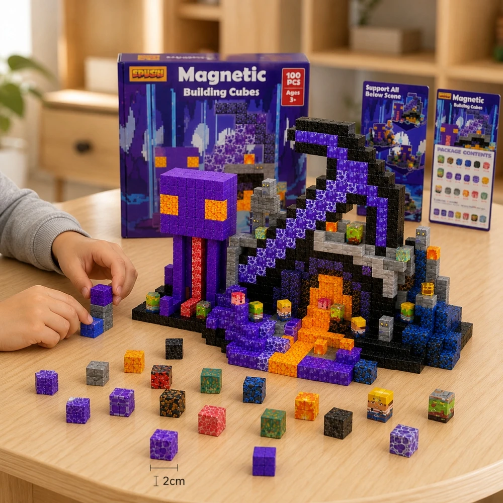 NEW Purple Alien Monster Mine, Magnetic Bricks, DIY 3D Light Model, Educational STEM Building Kit, Fun Cartoon Box Kids Gift
NEW Purple Alien Monster Mine, Magnetic Bricks, DIY 3D Light Model, Educational STEM Building Kit, Fun Cartoon Box Kids Gift
