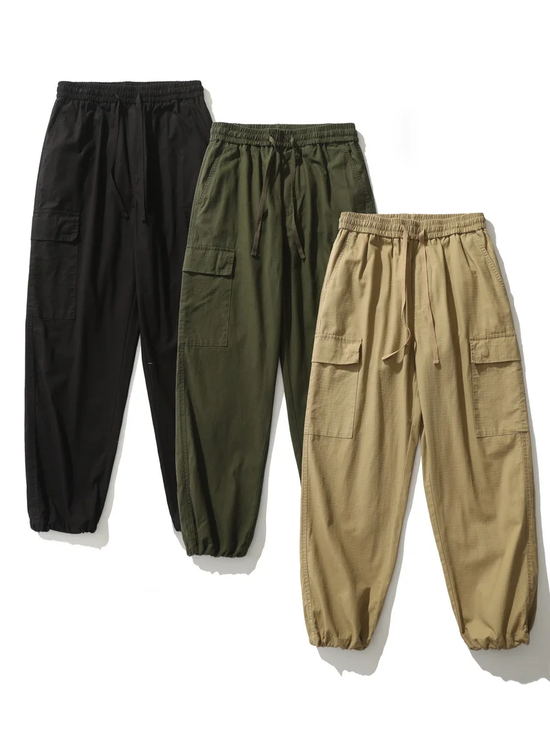 Новые мужские брюки из чистого хлопка с множеством карманов, дышащие, для работы, весна-осень, свободные, широкие, прямые, повседневные
Новые мужские брюки из чистого хлопка с множеством карманов, дышащие, для работы, весна-осень, свободные, широкие, прямые, повседневные