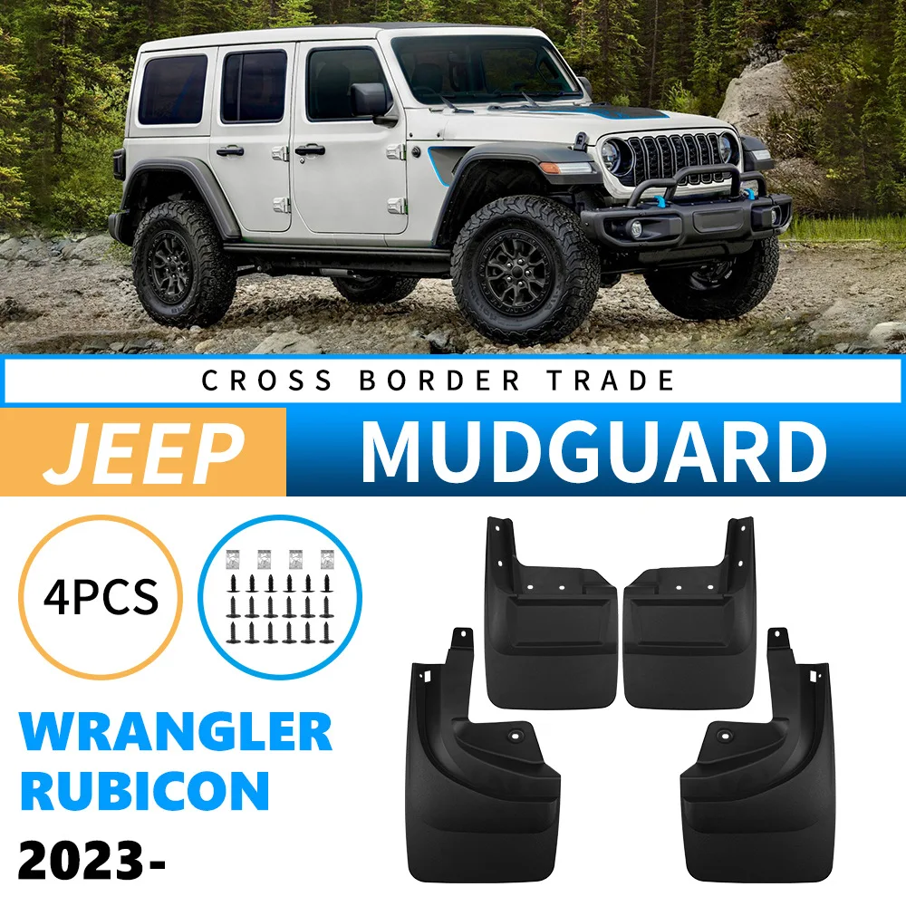 Car Auto Mud Flaps for Jeep Wrangler Rubicon 2023–2025 Splash Guards Fender Mudguard High Strength Flexible Rubber Parts
Car Auto Mud Flaps for Jeep Wrangler Rubicon 2023–2025 Splash Guards Fender Mudguard High Strength Flexible Rubber Parts