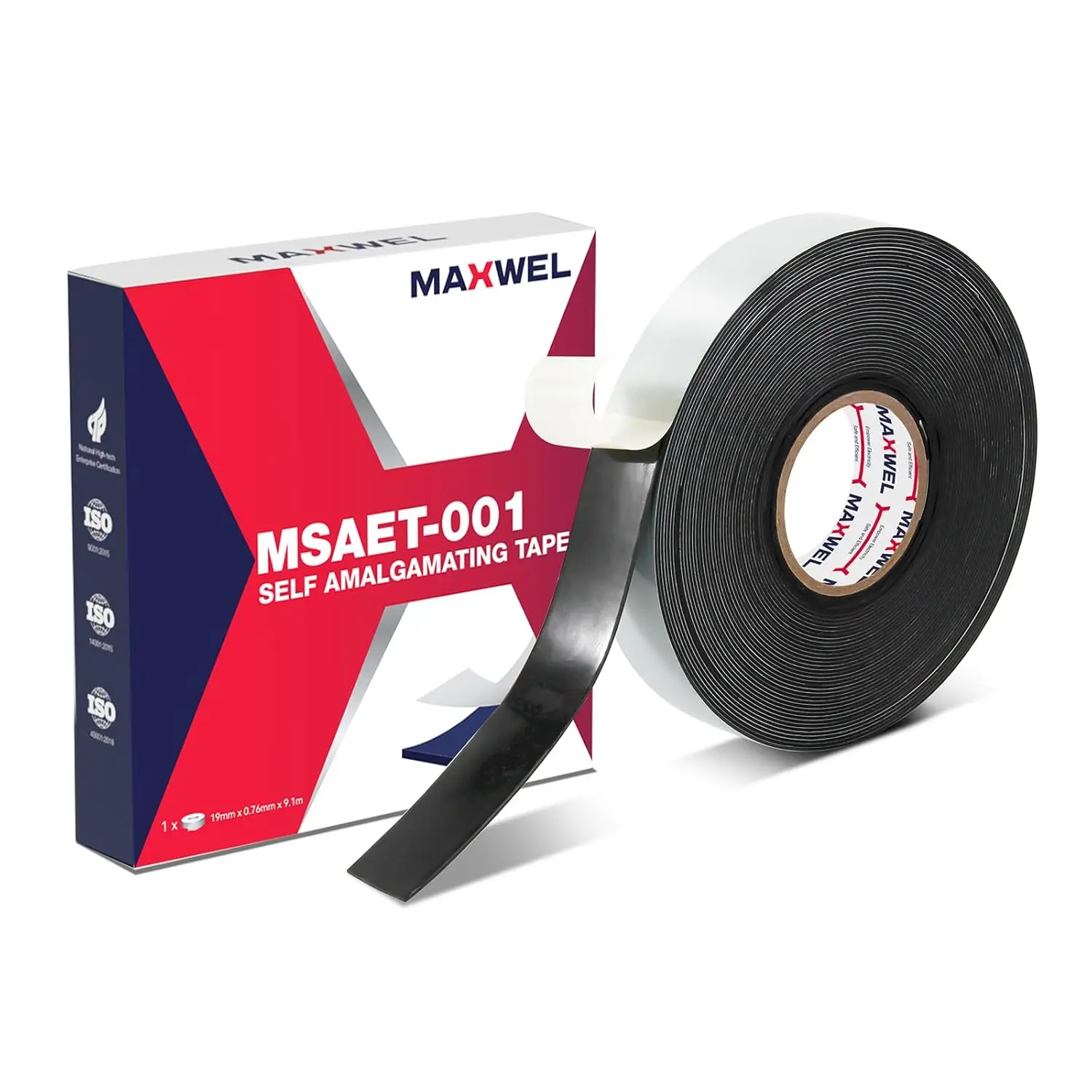 Waterproof Self Fusing Rubber Tape - 3/4" x 10 Yards, 35kV High Voltage Electrical Insulating Tape
Waterproof Self Fusing Rubber Tape - 3/4" x 10 Yards, 35kV High Voltage Electrical Insulating Tape