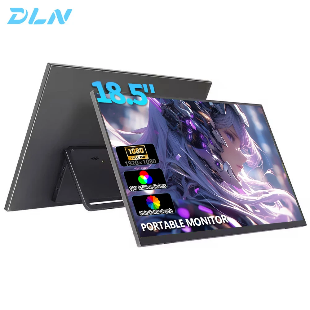 Портативный монитор DLN 18,5 дюймов, 1080p, 60 Гц, с подставкой, расширитель экрана, металлический корпус, подключение Type-C, для Windows и Mac
Портативный монитор DLN 18,5 дюймов, 1080p, 60 Гц, с подставкой, расширитель экрана, металлический корпус, подключение Type-C, для Windows и Mac