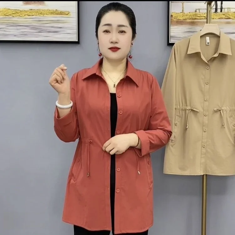 Осень 2023, новое тонкое пальто средней длины с воротником-стойкой, повседневная верхняя одежда irt для женщин и мам
Осень 2023, новое тонкое пальто средней длины с воротником-стойкой, повседневная верхняя одежда irt для женщин и мам