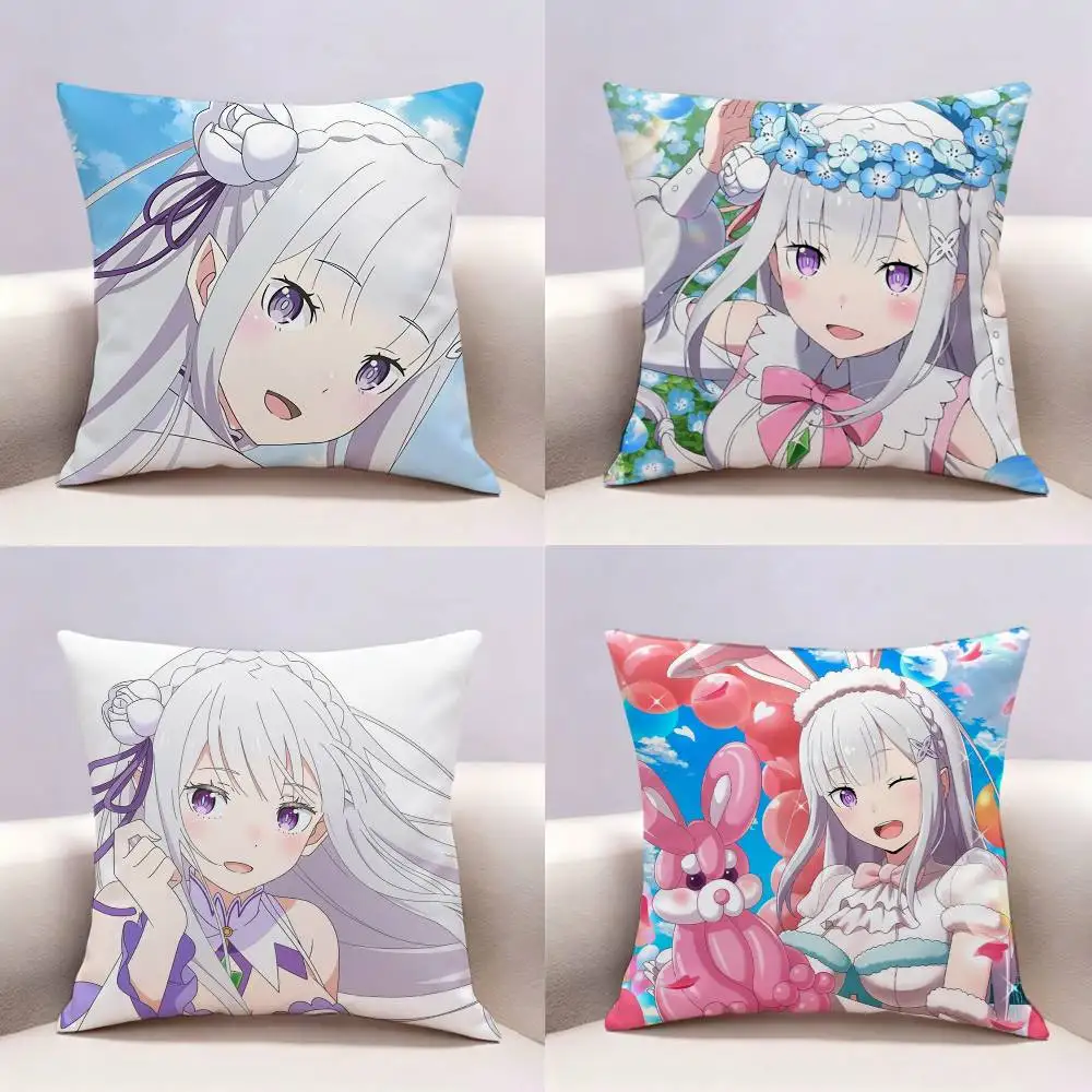 Anime re Z-Zero Emilia Double-sided print Pillow Case Pattern Printed Pillowcase For Living Room Sofa Cushion Cover
Anime re Z-Zero Emilia Double-sided print Pillow Case Pattern Printed Pillowcase For Living Room Sofa Cushion Cover