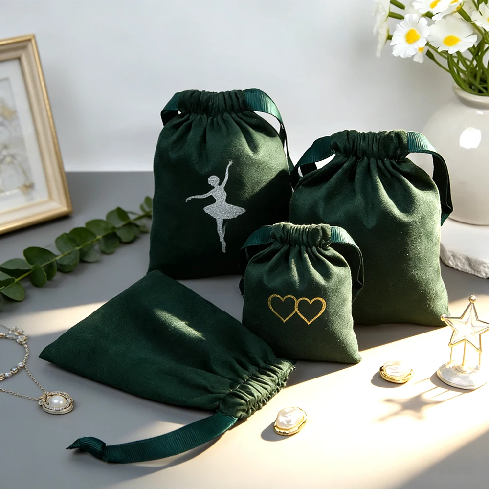 100Pcs Custom Logo Jewelry Gift Pouches Velvet Drawstring Bag Flannel Makeup Cosmetic Wedding Candy Decoration Packaging Bags
100Pcs Custom Logo Jewelry Gift Pouches Velvet Drawstring Bag Flannel Makeup Cosmetic Wedding Candy Decoration Packaging Bags