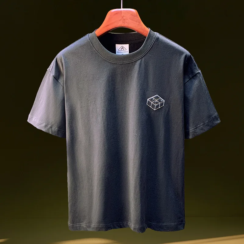 Short sleeved T-shirt men's 2025 new summer loose and trendy street style simple and fashionable printed design top
Short sleeved T-shirt men's 2025 new summer loose and trendy street style simple and fashionable printed design top