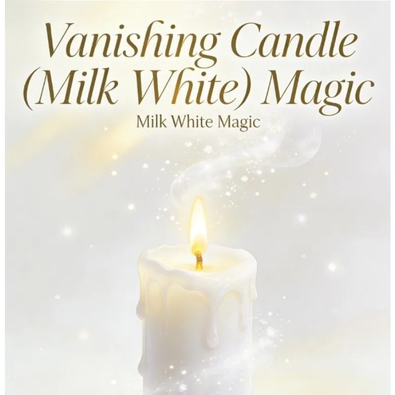 Vanishing Candle Milk White Magic Candle Disappears Trick Stage Close Up Illusion Gimmick Props Professional Magician Mentalism
Vanishing Candle Milk White Magic Candle Disappears Trick Stage Close Up Illusion Gimmick Props Professional Magician Mentalism