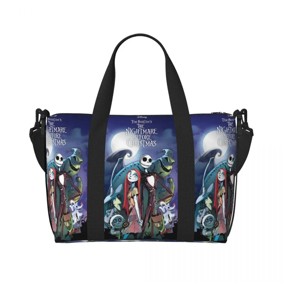 Custom The Nightmare Before Christmas Tote Bag Women Large Capacity Vintage Gothic Skull Gym Beach Shoulder Travel Bag
Custom The Nightmare Before Christmas Tote Bag Women Large Capacity Vintage Gothic Skull Gym Beach Shoulder Travel Bag