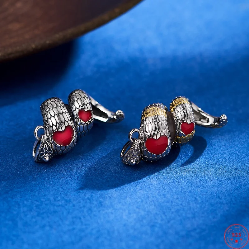 S925 Sterling Silver Pendant for Women Men Enamel Contrast Color Spirit Snake Inlaid Rock Crystal Ball Charm Jewelry Wholesale
S925 Sterling Silver Pendant for Women Men Enamel Contrast Color Spirit Snake Inlaid Rock Crystal Ball Charm Jewelry Wholesale