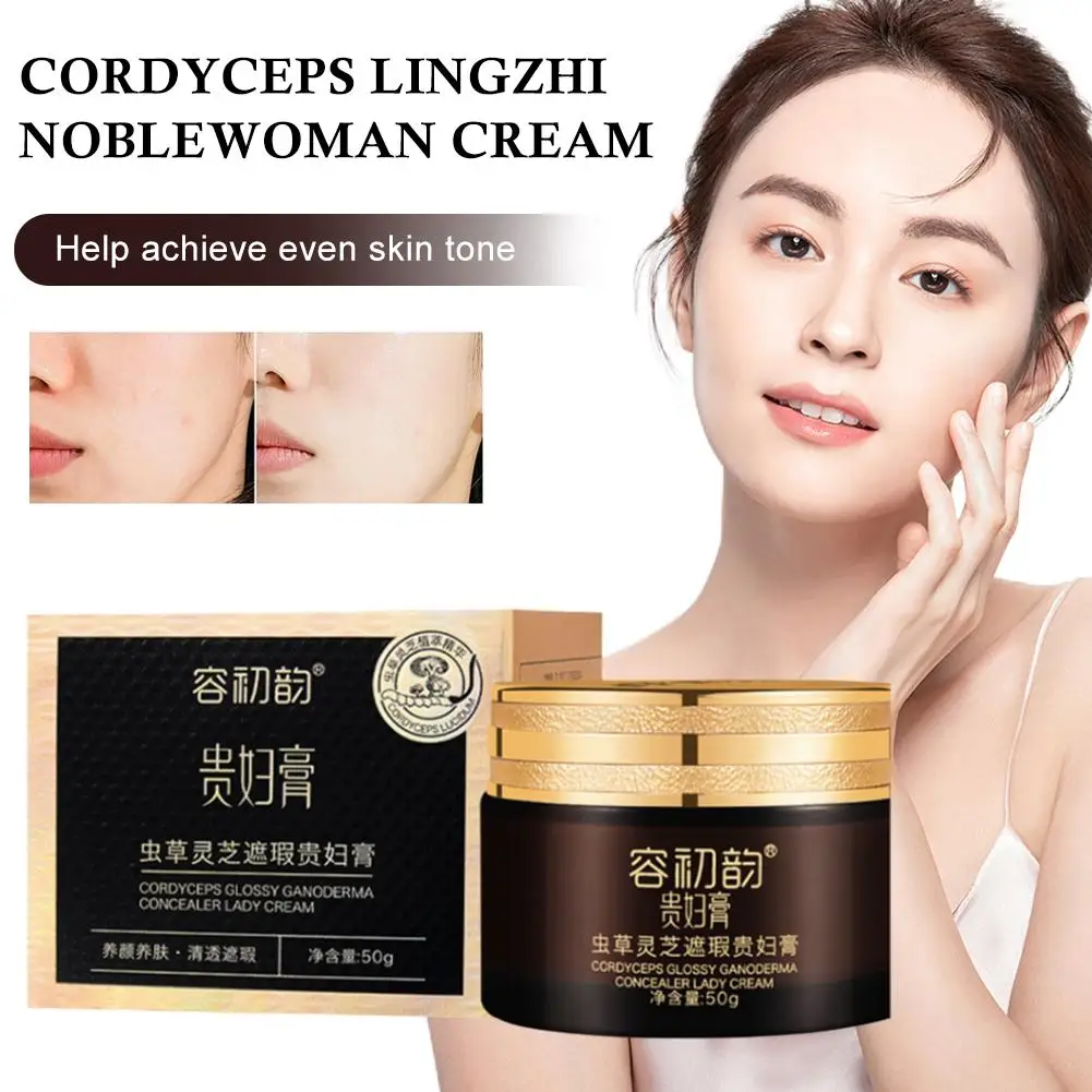Cordyceps Concealer Fade Fine Lines Glossy Ganoderma Cream Smoothing Makeup Face Foundation Lady Brightening Cream J3I4
Cordyceps Concealer Fade Fine Lines Glossy Ganoderma Cream Smoothing Makeup Face Foundation Lady Brightening Cream J3I4