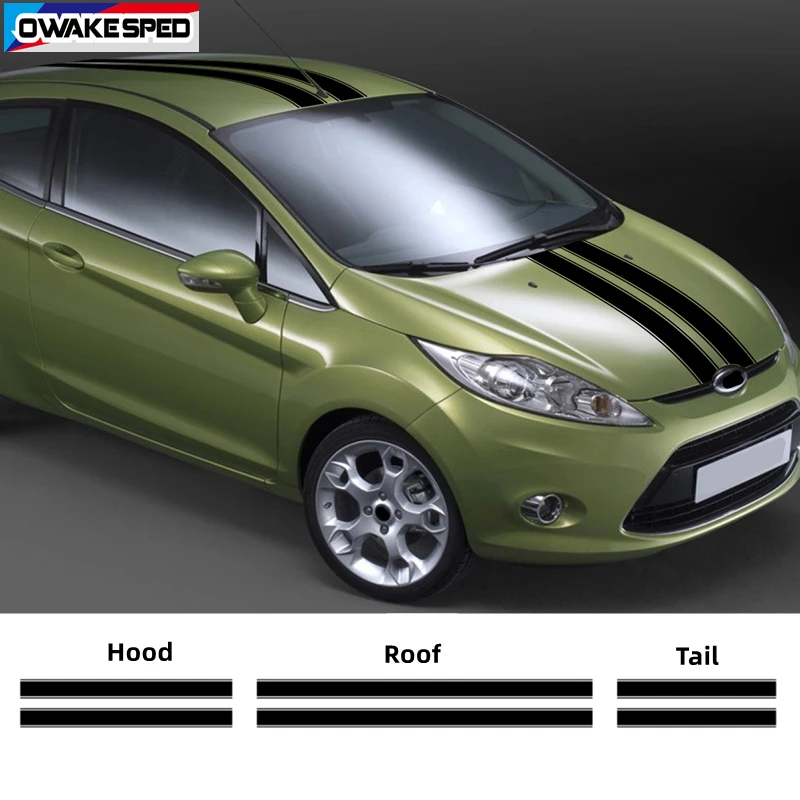 1 комплект спортивных полосок для тюнинга Ford Fiesta Focus KA ST RS (хэтчбек, седан): наклейки на капот, крышу, бампер, виниловые декоративные наклейки DIY
1 комплект спортивных полосок для тюнинга Ford Fiesta Focus KA ST RS (хэтчбек, седан): наклейки на капот, крышу, бампер, виниловые декоративные наклейки DIY