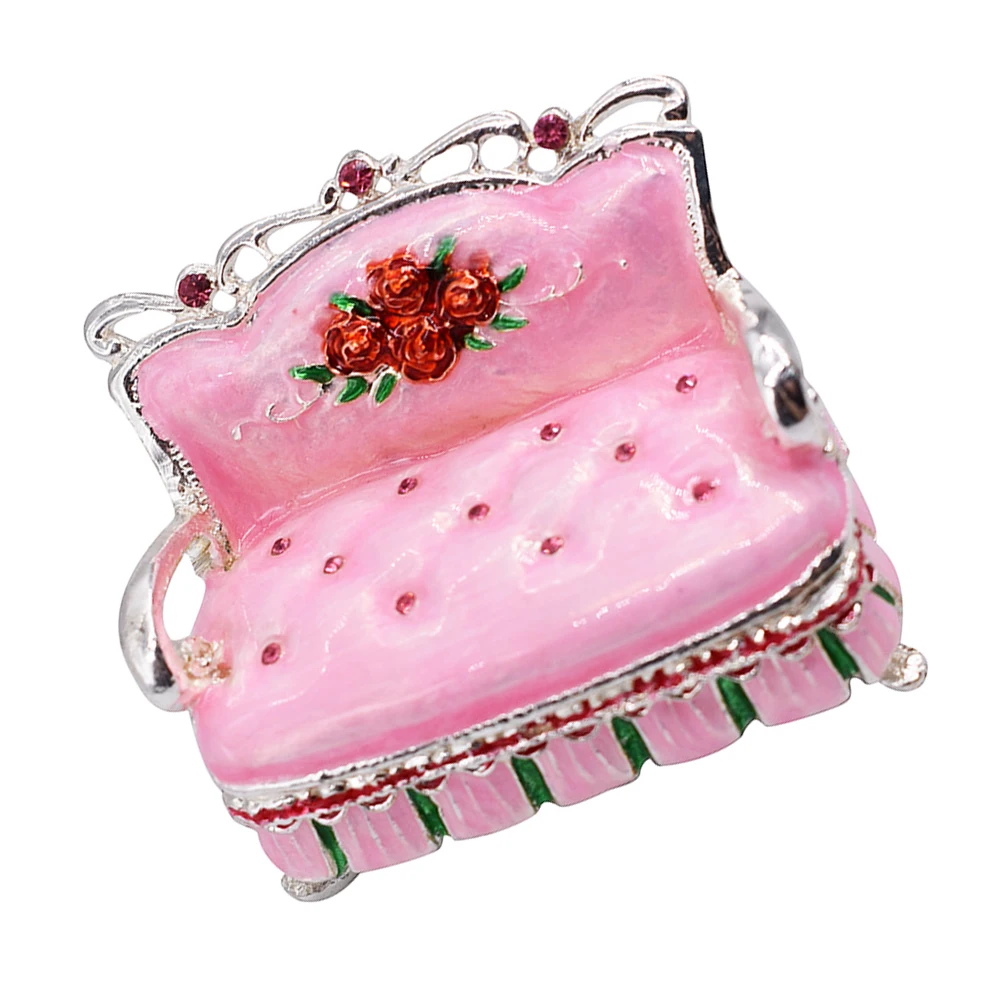 Metal Sofa Jewelry Box High Quality Durable Small Volume Perfect for Earrings Rings Beads Jewelry Storage Container Organizer
Metal Sofa Jewelry Box High Quality Durable Small Volume Perfect for Earrings Rings Beads Jewelry Storage Container Organizer