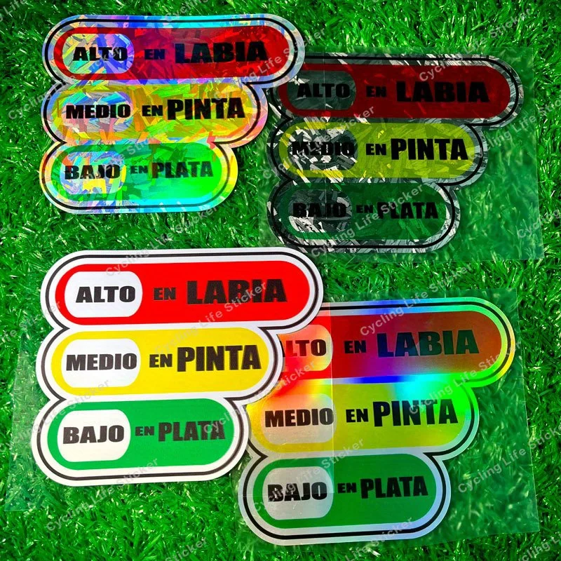 1PC Multi-Color & Holographic Spanish Phrase Waterproof Decals for Car Laptop Phone Decor
1PC Multi-Color & Holographic Spanish Phrase Waterproof Decals for Car Laptop Phone Decor