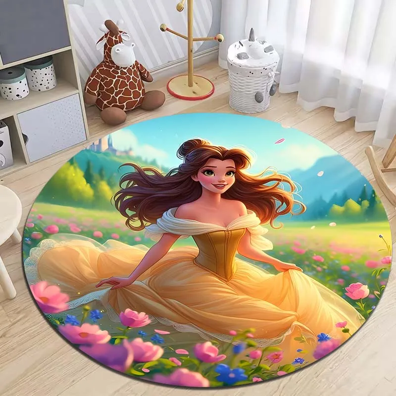 Beauty and The Beast Disney Princess Belle Round Carpet Living Room Sofa Table Carpet Large Pet Mat Home Decor Holiday Gifts
Beauty and The Beast Disney Princess Belle Round Carpet Living Room Sofa Table Carpet Large Pet Mat Home Decor Holiday Gifts
