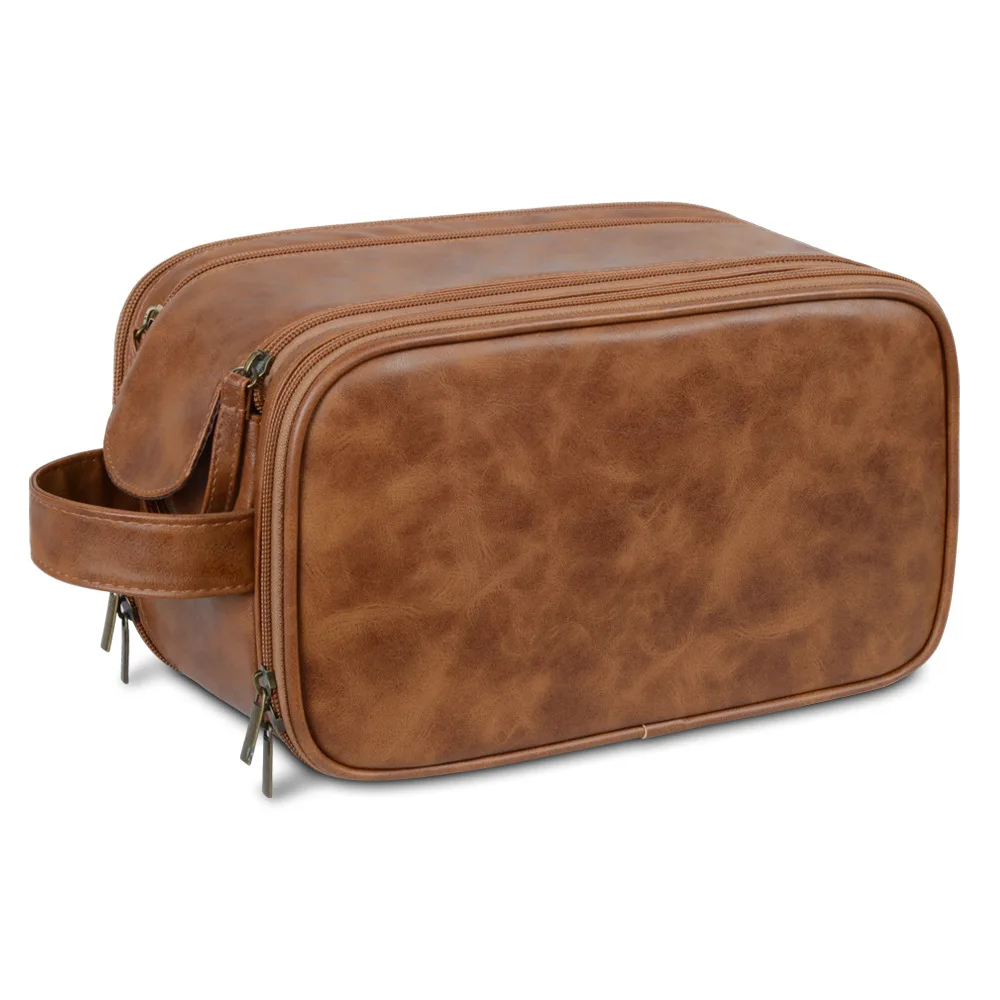 Large capacity men's wash business simple cosmetic bag pu leather travel multi-function storage bag women
Large capacity men's wash business simple cosmetic bag pu leather travel multi-function storage bag women