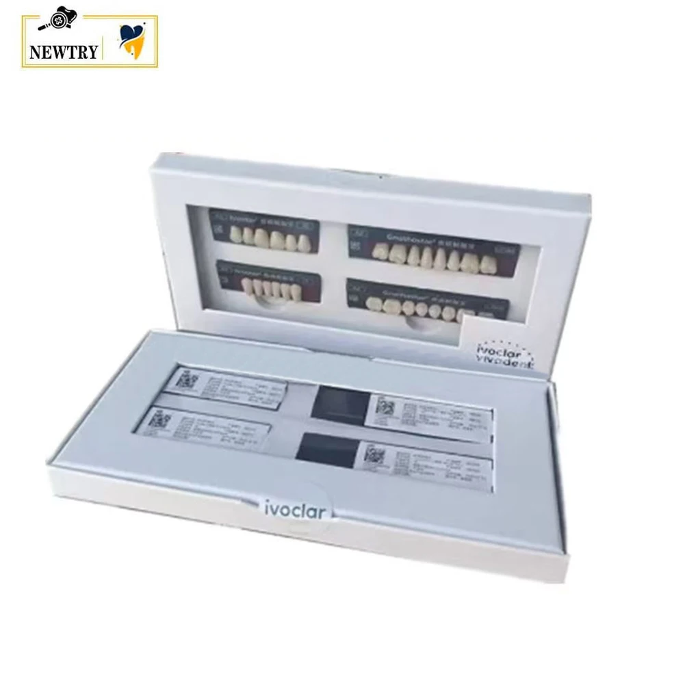 Ivoclar Vivadent Ivostar Anterior & Gnathostar Posterior PMMA Acrylic Denture Complete Implant Occlusion Resin Artificial Teeth
Ivoclar Vivadent Ivostar Anterior & Gnathostar Posterior PMMA Acrylic Denture Complete Implant Occlusion Resin Artificial Teeth