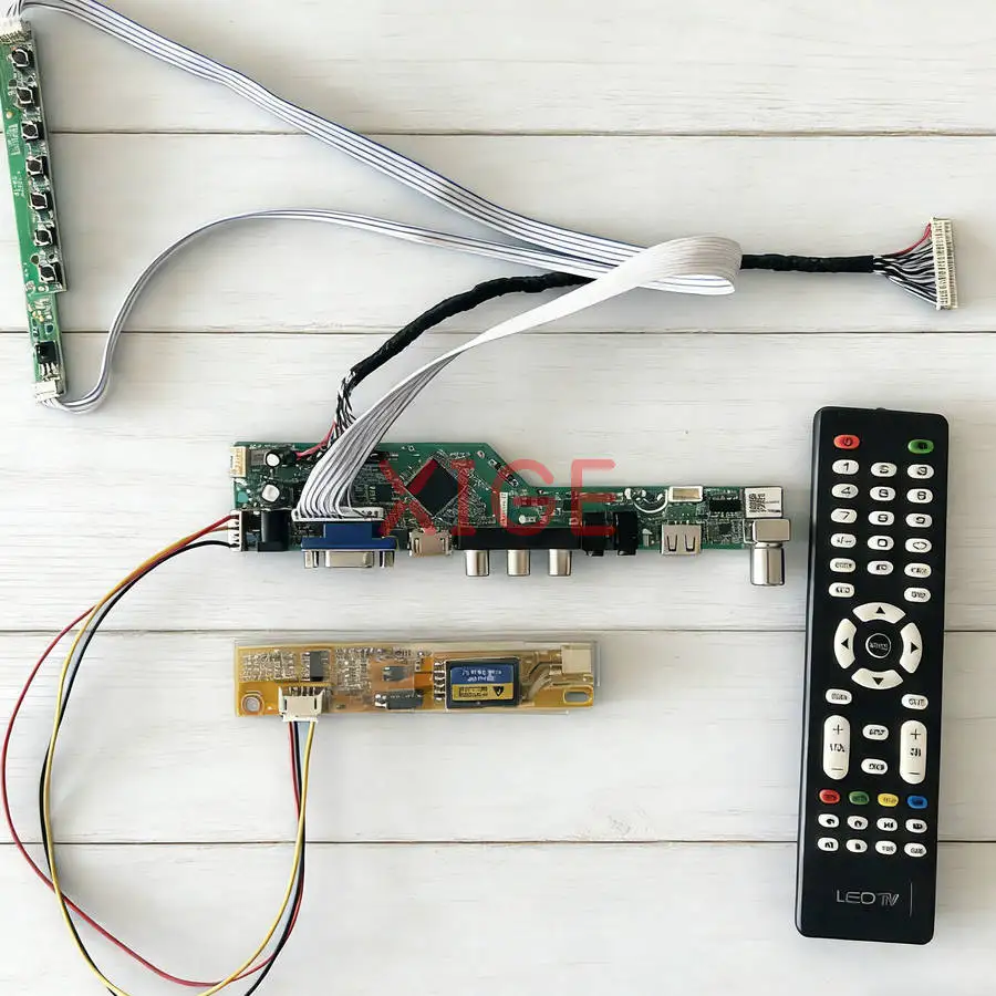 Плата привода матричного контроллера подходит для LP171WE3 LP171WE2 LP171W02 LTN170P1 LVDS 30-контактный 1680x1050 HDMI + VGA + AV + USB 1680*1050 комплект 1-CCFL
Плата привода матричного контроллера подходит для LP171WE3 LP171WE2 LP171W02 LTN170P1 LVDS 30-контактный 1680x1050 HDMI + VGA + AV + USB 1680*1050 комплект 1-CCFL