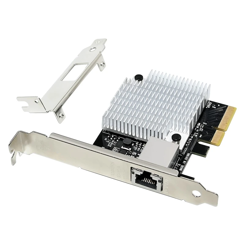 10-гигабитная сетевая карта PCIE, однопортовая сетевая карта 10 Gig Sunweit ST7357 AQC107S PCIE X4, простая установка
10-гигабитная сетевая карта PCIE, однопортовая сетевая карта 10 Gig Sunweit ST7357 AQC107S PCIE X4, простая установка