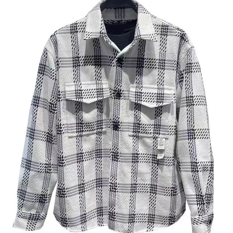 Оригинальный дизайн, клетчатая рубашка с длинным рукавом, мужская повседневная полосатая модная рубашка Haome, весна 2024, новинка, полиэстер, нейлон, композитные материалы.
Оригинальный дизайн, клетчатая рубашка с длинным рукавом, мужская повседневная полосатая модная рубашка Haome, весна 2024, новинка, полиэстер, нейлон, композитные материалы.