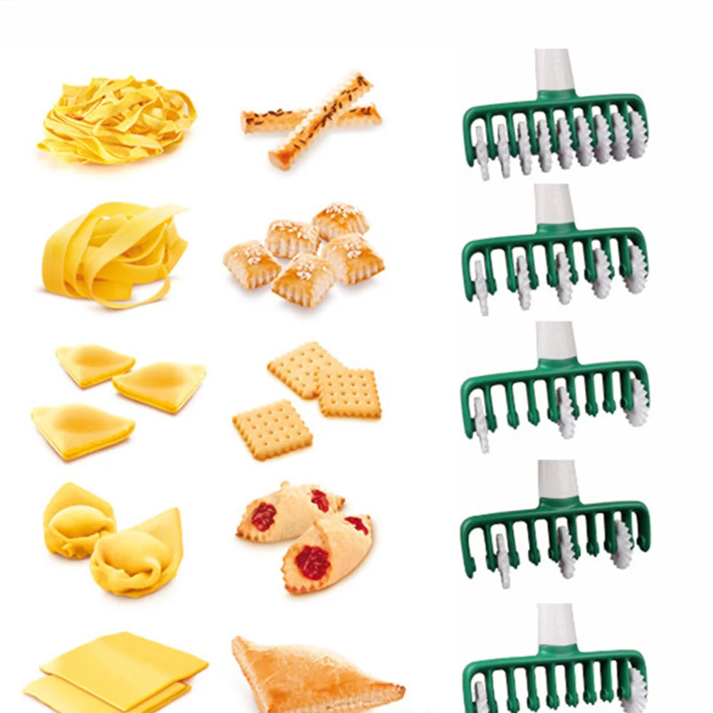 Multi-Purpose Roller Noodle Maker Dough Cutter Manual 9 Wheel Kitchen Tool for Cooking Baking Pastry Noodle Maker
Multi-Purpose Roller Noodle Maker Dough Cutter Manual 9 Wheel Kitchen Tool for Cooking Baking Pastry Noodle Maker