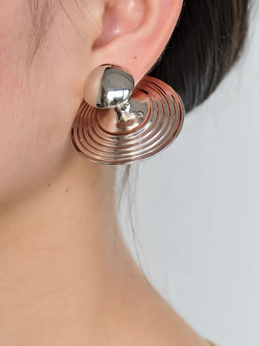 Brass Chunky Creative Spring Earrings Women Jewelry Punk Designer Club Cocktail Party Boho Japan Korean
Brass Chunky Creative Spring Earrings Women Jewelry Punk Designer Club Cocktail Party Boho Japan Korean