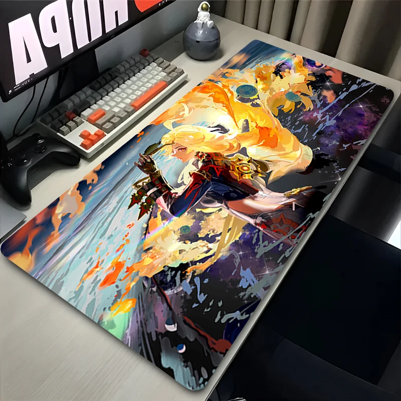 Genshin Impact Mavuika Mousepad Computer Gaming Accessories Large Mause Pad Printing Deskmat Keyboard Pad PC carpet Mausepad
Genshin Impact Mavuika Mousepad Computer Gaming Accessories Large Mause Pad Printing Deskmat Keyboard Pad PC carpet Mausepad