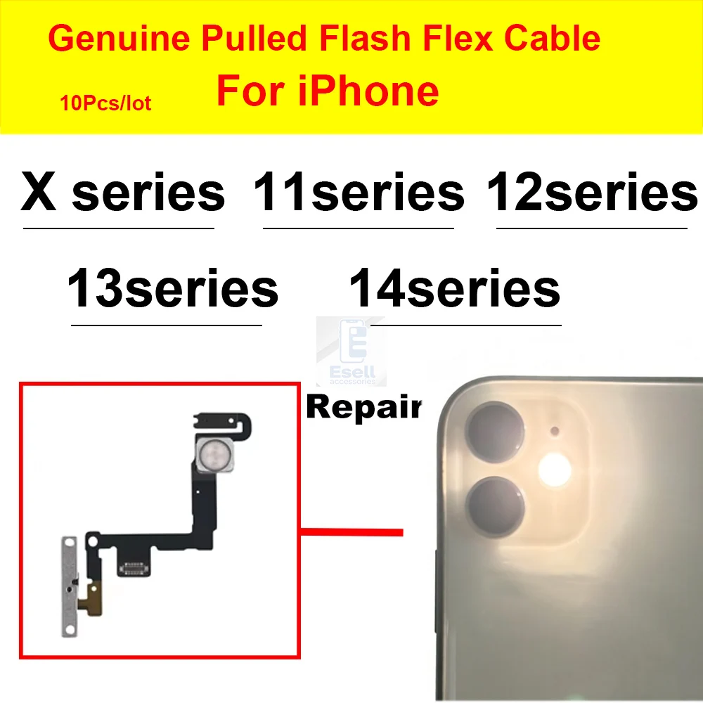 10Pcs OEM Disassembled LED Flash Light Sensor Flex Cable with Proximity Distance for iPhone X XR XS 11 12 13 Series Replacement
10Pcs OEM Disassembled LED Flash Light Sensor Flex Cable with Proximity Distance for iPhone X XR XS 11 12 13 Series Replacement