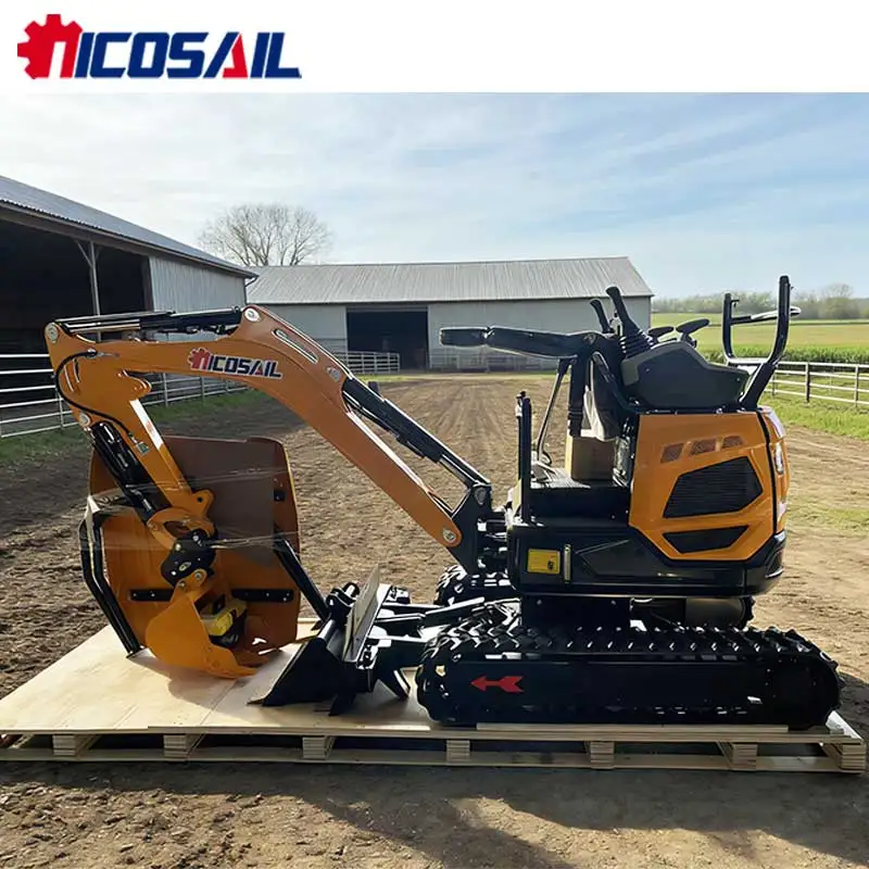 2 Ton Zero Tail Swing Mini Excavator Joystick Control Rubber Track for Farm Garden Use with CE/Euro 5
2 Ton Zero Tail Swing Mini Excavator Joystick Control Rubber Track for Farm Garden Use with CE/Euro 5