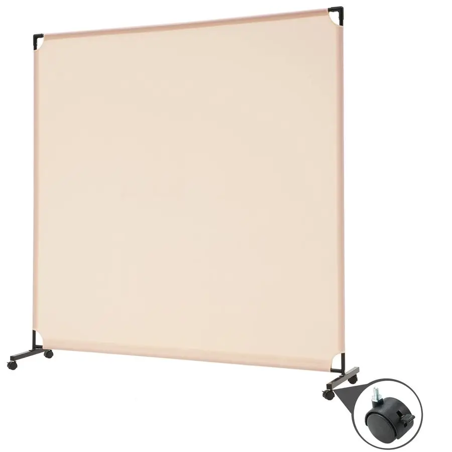 6FT Single Panel Rolling Room Divider, Partition Privacy Screens with Wheels, Freestanding Fabric Room Panel, Portable Wall Divi
6FT Single Panel Rolling Room Divider, Partition Privacy Screens with Wheels, Freestanding Fabric Room Panel, Portable Wall Divi