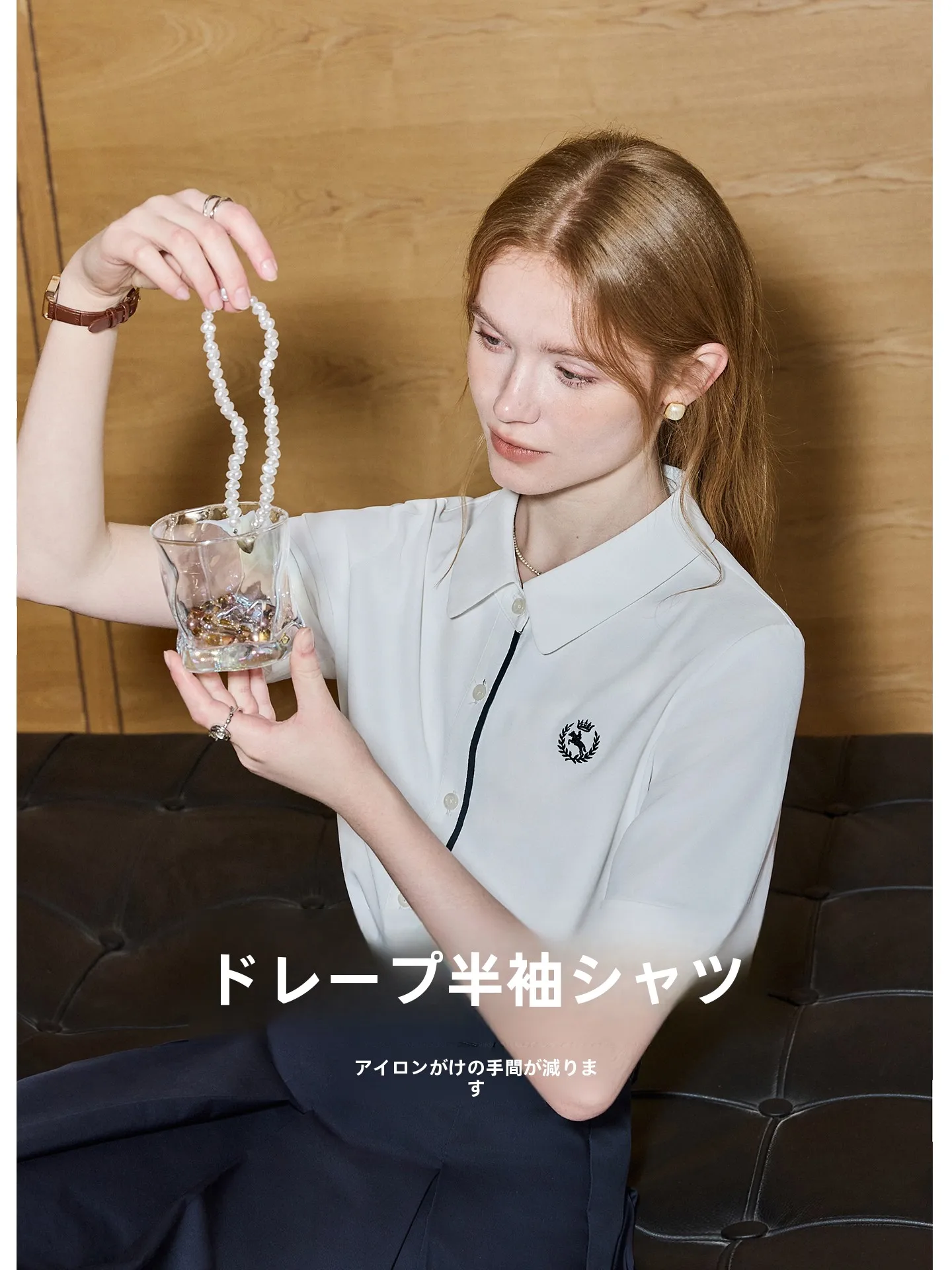 KUHNMARVIN Women's Short Sleeve Shirt Summer 2026 Oxygen Style Commute Fashion Loose Fit Korean Style Breathable Polyester
KUHNMARVIN Women's Short Sleeve Shirt Summer 2026 Oxygen Style Commute Fashion Loose Fit Korean Style Breathable Polyester