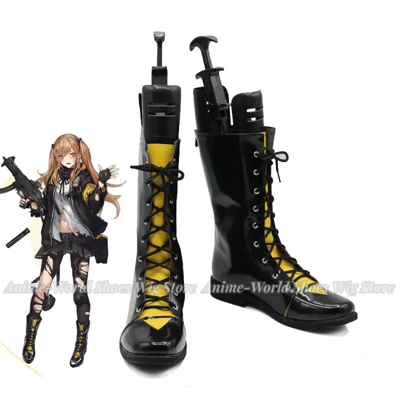 Girls Frontline UMP9 Cosplay Shoes Halloween Carnival Boots Cosplay Wig Prop PU Leather Shoes Custom Made
Girls Frontline UMP9 Cosplay Shoes Halloween Carnival Boots Cosplay Wig Prop PU Leather Shoes Custom Made