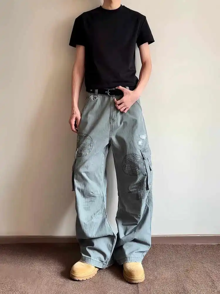 Blue Womens Jeans High Waist Vintage Straight Summer Y2K Classic Denim Pants Streetwear American Wide Leg Baggy Denim Trouser
Blue Womens Jeans High Waist Vintage Straight Summer Y2K Classic Denim Pants Streetwear American Wide Leg Baggy Denim Trouser