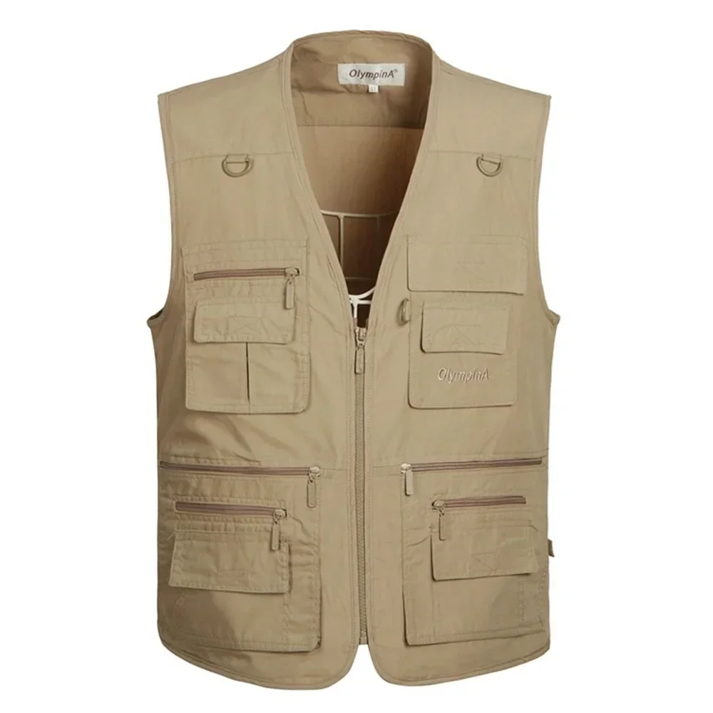 6 Colors Large Size Quick-Drying Work Vest Mens Fishing Camping Sleeveless Jacket Outdoor Male Waistcoats with Many Multi Pocket
6 Colors Large Size Quick-Drying Work Vest Mens Fishing Camping Sleeveless Jacket Outdoor Male Waistcoats with Many Multi Pocket