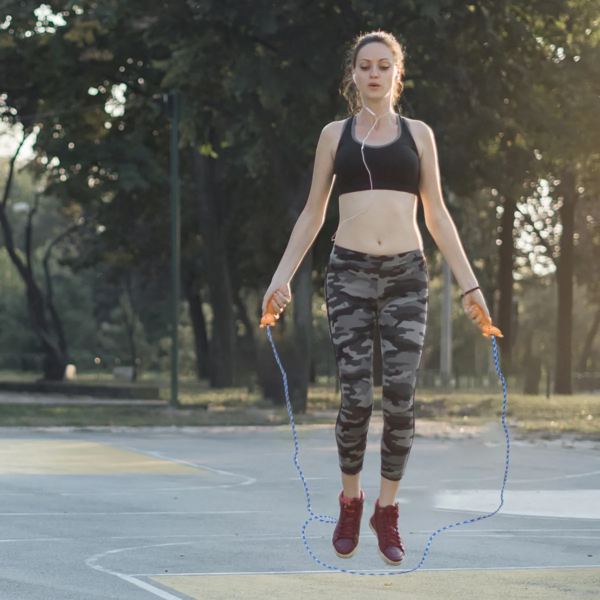 2Pcs Jumping Rope for Skipping Ropes with Wooden Handle Soft Tangle-Free Rope Cartoon Style Ideal for Heart Rate
2Pcs Jumping Rope for Skipping Ropes with Wooden Handle Soft Tangle-Free Rope Cartoon Style Ideal for Heart Rate