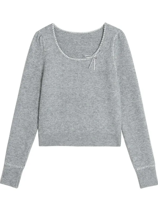 Вязаный свитер Laid-ba для похудения, женский, модный, весенне-осенний, свободного кроя, повседневный, длинный рукав, трикотаж
Вязаный свитер Laid-ba для похудения, женский, модный, весенне-осенний, свободного кроя, повседневный, длинный рукав, трикотаж