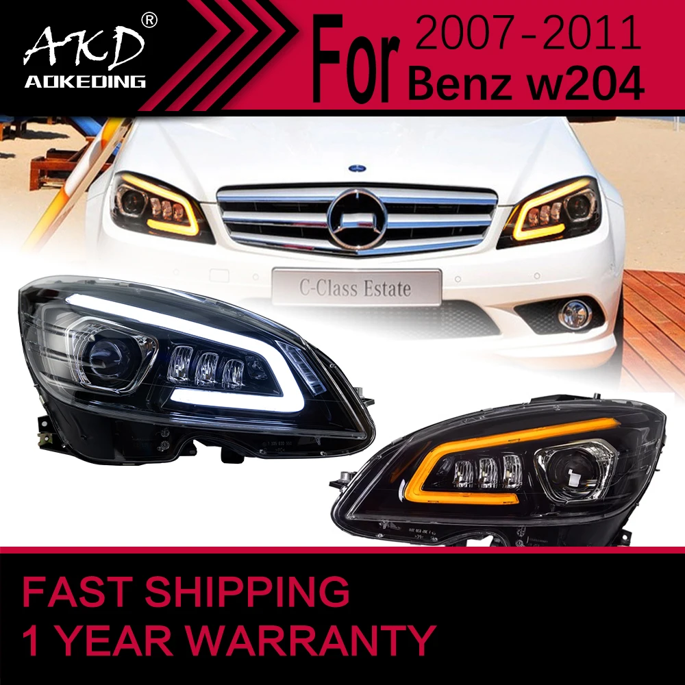 Car Lights for Benz w204 C180 C260 C200 C300 LED Headlight 2007-2011 Head Lamp Drl Projector Lens Automotive
Car Lights for Benz w204 C180 C260 C200 C300 LED Headlight 2007-2011 Head Lamp Drl Projector Lens Automotive
