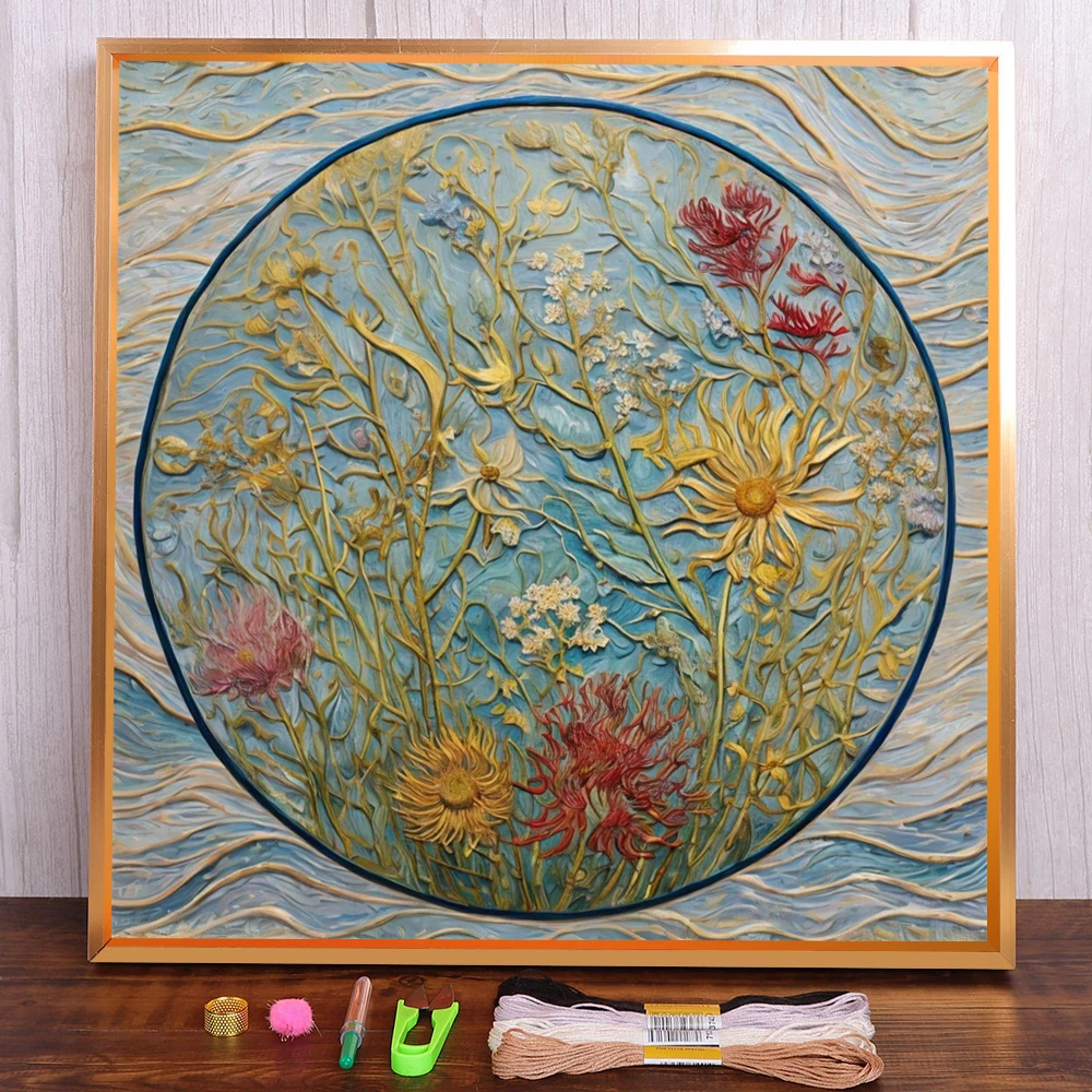 Still Life Flower Printed Fabric Cross-Stitch DIY Embroidery Set Painting Sewing Handiwork Hobby Design Promotions For Adults
Still Life Flower Printed Fabric Cross-Stitch DIY Embroidery Set Painting Sewing Handiwork Hobby Design Promotions For Adults