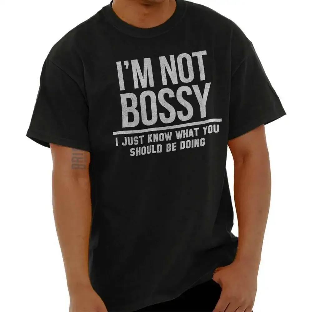 Забавная саркастическая спортивная футболка I'm Not Bossy, 100% хлопок, с круглым вырезом, летняя повседневная мужская футболка с коротким рукавом, размер S-3XL
Забавная саркастическая спортивная футболка I'm Not Bossy, 100% хлопок, с круглым вырезом, летняя повседневная мужская футболка с коротким рукавом, размер S-3XL
