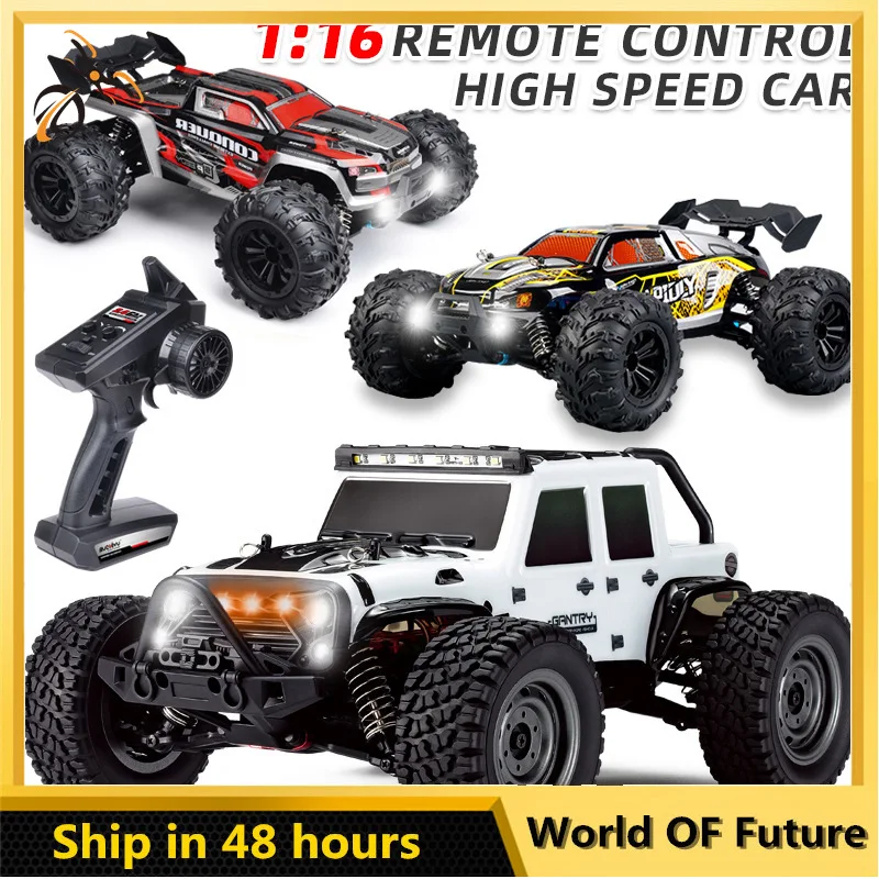 2023 4WDwith 1:16 Scale Large RC Cars 50km/h High Speed RC Cars Toys for Boys Remote Control Car 2.4G 4WD Off Road Monster Truck
2023 4WDwith 1:16 Scale Large RC Cars 50km/h High Speed RC Cars Toys for Boys Remote Control Car 2.4G 4WD Off Road Monster Truck