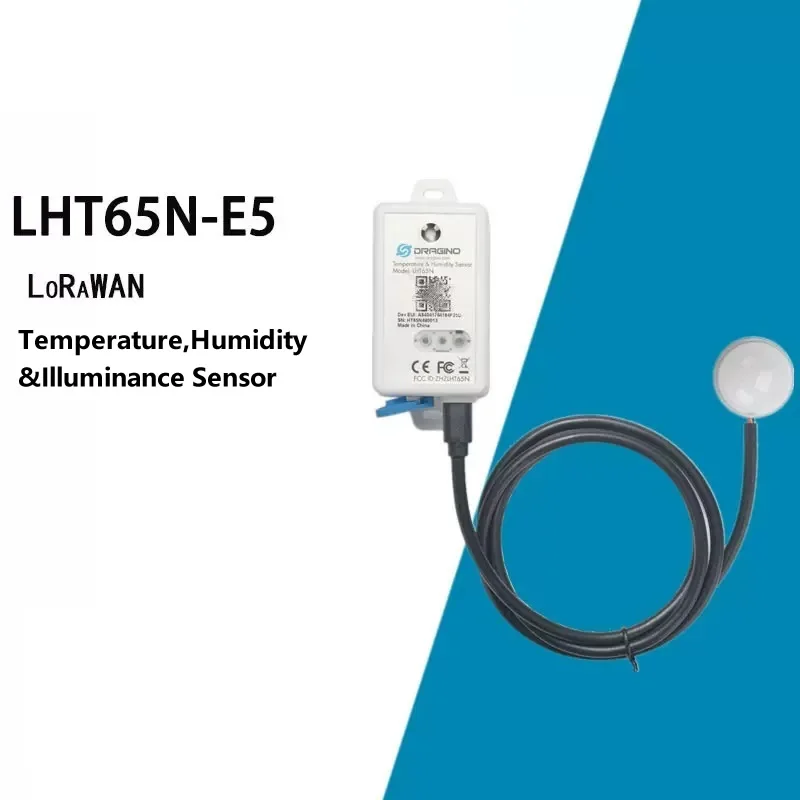 LHT65N-E5 LoRaWAN датчик температуры, влажности и освещенности, полностью совместим с протоколом LoRaWAN v1.0.3 класса A
LHT65N-E5 LoRaWAN датчик температуры, влажности и освещенности, полностью совместим с протоколом LoRaWAN v1.0.3 класса A