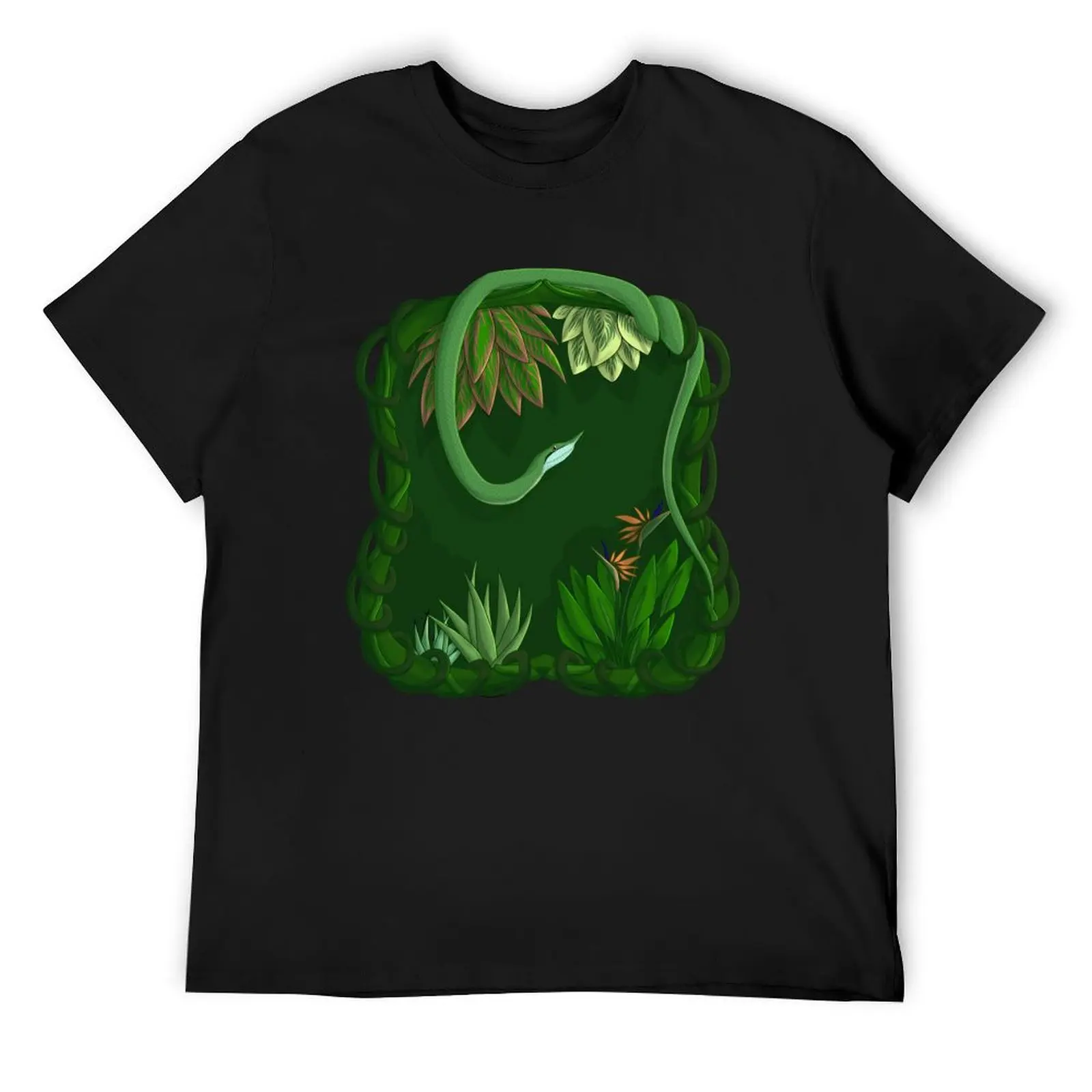Rhino Rat snake on a Tropical frame T-Shirt tops shirts graphic summer clothes custom shirt T-shirts for men cotton
Rhino Rat snake on a Tropical frame T-Shirt tops shirts graphic summer clothes custom shirt T-shirts for men cotton
