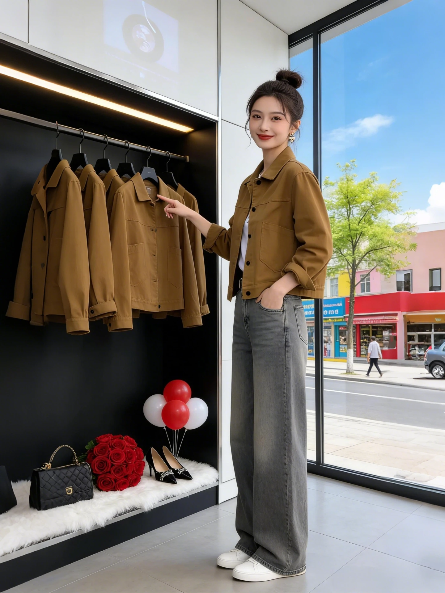 Stylish Short Loose Collar Jacket Women's Fashion Spring New Design Casual Straight Cut Long Sleeve Neck Coat for Office
Stylish Short Loose Collar Jacket Women's Fashion Spring New Design Casual Straight Cut Long Sleeve Neck Coat for Office