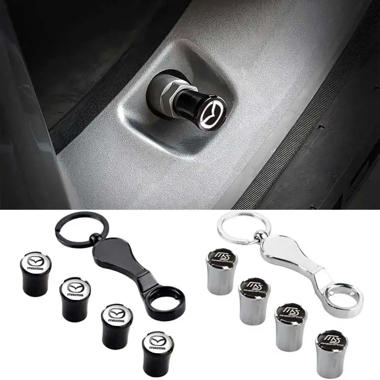 Car Wheel Tire Valve Caps Covers with Keychain for Mazda CX3 CX5 CX7 CX9 RX7 RX8 RX9 MX 626 Axela Atenza Bt50 Accessories
Car Wheel Tire Valve Caps Covers with Keychain for Mazda CX3 CX5 CX7 CX9 RX7 RX8 RX9 MX 626 Axela Atenza Bt50 Accessories