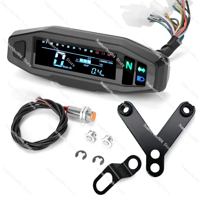 Cross-Border Motorcycle Universal Modified Instrument VA HD LCD Electronic Digital Instrument RPM Fuel Gauge with Bracket
Cross-Border Motorcycle Universal Modified Instrument VA HD LCD Electronic Digital Instrument RPM Fuel Gauge with Bracket