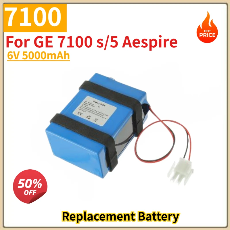 7100 High Quality Battery 6V 5000mAh For GE 7100 s/5 Aespire Brand New Replacement Battery
7100 High Quality Battery 6V 5000mAh For GE 7100 s/5 Aespire Brand New Replacement Battery