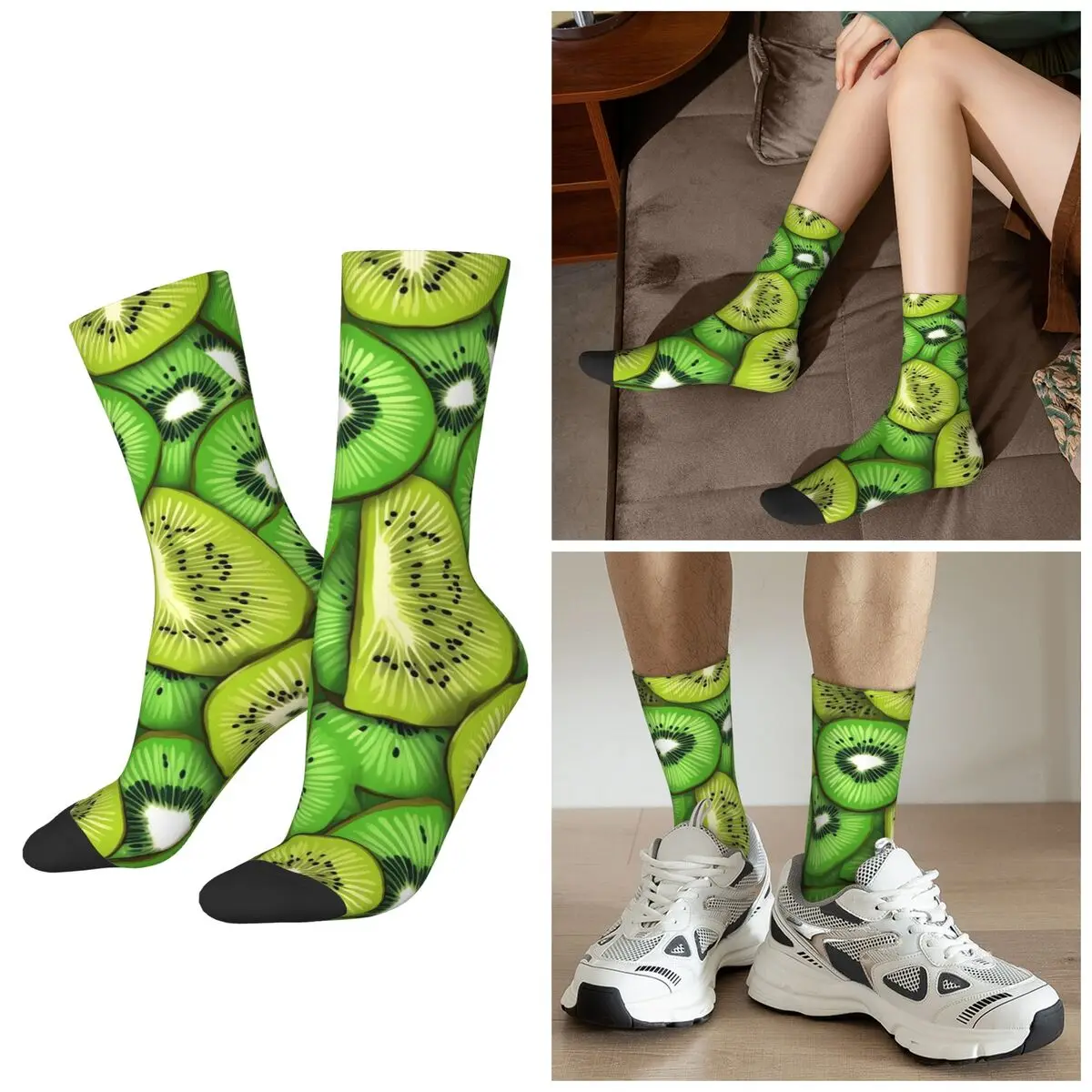 All Seasons Interesting Kiwi Fruit Socks Harajuku Sport Middle Tube Socks Sweat Absorbing Stockings for Men Women Christmas Gift
All Seasons Interesting Kiwi Fruit Socks Harajuku Sport Middle Tube Socks Sweat Absorbing Stockings for Men Women Christmas Gift