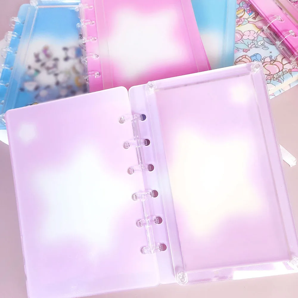 Sweet Star Heart Acrylic Cover Notebook Creative Diy Transparent Note Book A5 Detachable Loose Leaf Diary Books Stationery 2024
Sweet Star Heart Acrylic Cover Notebook Creative Diy Transparent Note Book A5 Detachable Loose Leaf Diary Books Stationery 2024