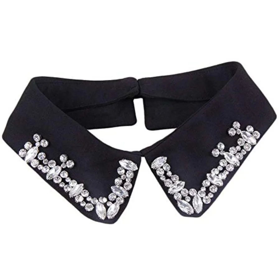 Women's Shiny Rhinestones Fake Vintage Detachable Shirt Collar
Women's Shiny Rhinestones Fake Vintage Detachable Shirt Collar