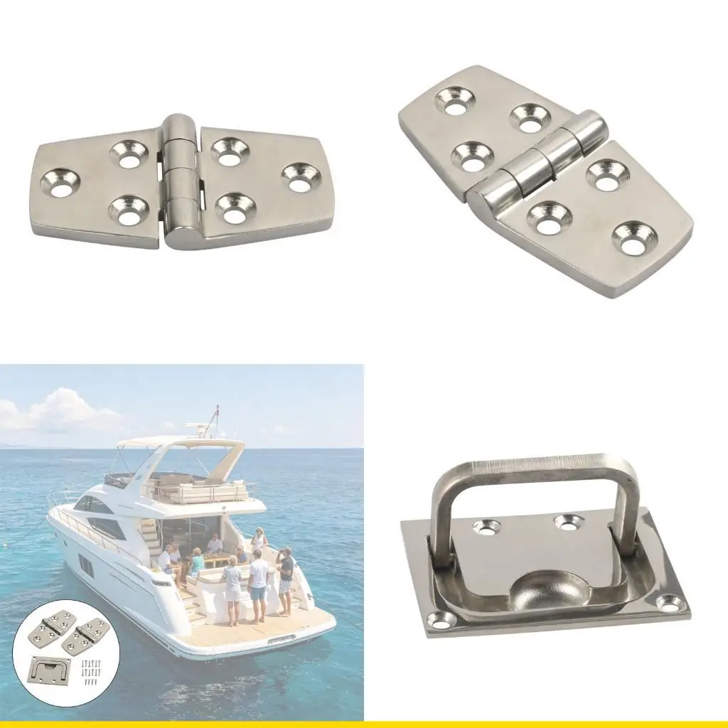 SZCH Pack Of 3 Corrosion Resistant 316 Stainless Steel Hinge And Handle For Marine
SZCH Pack Of 3 Corrosion Resistant 316 Stainless Steel Hinge And Handle For Marine