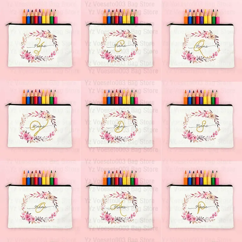 Name Customized Canvas Women's Travel Wash Makeup Cosmetic Bags, Makeup Wash Cosmetic Pouch, Stationery Bag Gifts for Teachers
Name Customized Canvas Women's Travel Wash Makeup Cosmetic Bags, Makeup Wash Cosmetic Pouch, Stationery Bag Gifts for Teachers