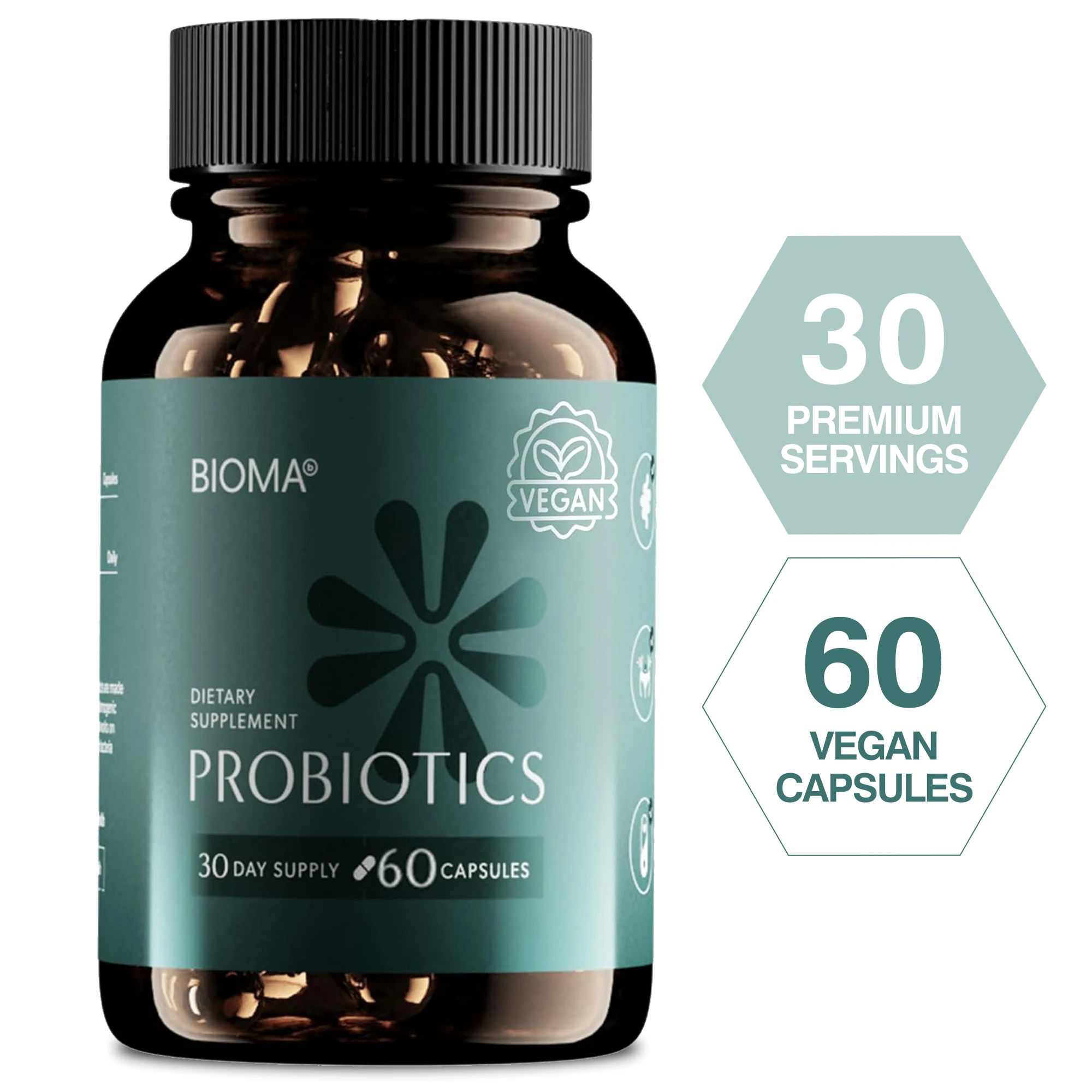 Probiotic - Bloating Relief, Synbiotic Gut & Digestive Health - Prebiotics, Relieve Constipation
Probiotic - Bloating Relief, Synbiotic Gut & Digestive Health - Prebiotics, Relieve Constipation